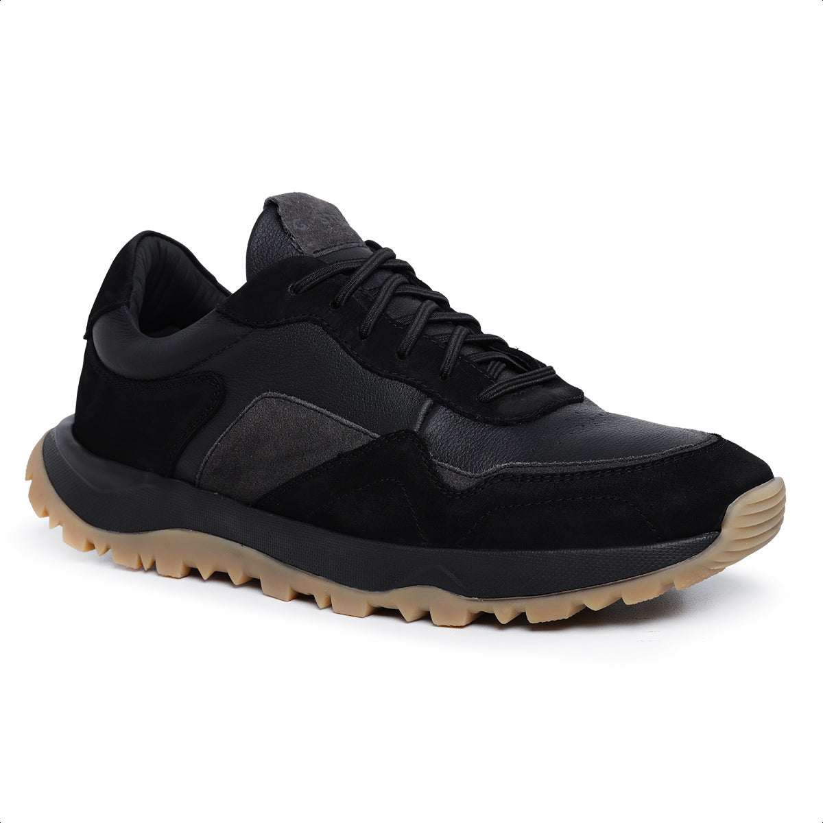 Tênis Masculino X3 em Couro Preto
