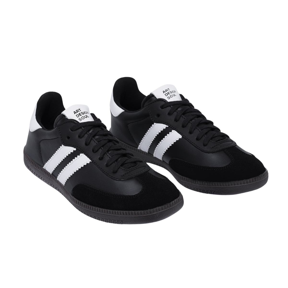Tênis Feminino em Couro Ginga Preto e Branco