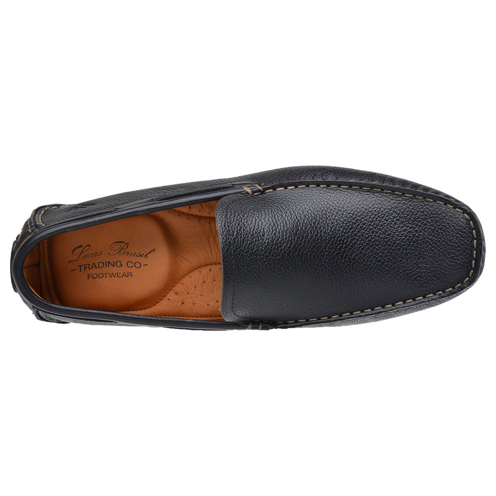 Drive Masculino em Couro Preto