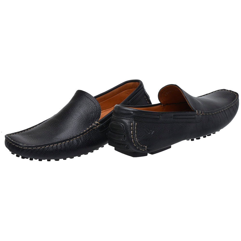 Drive Masculino em Couro Preto