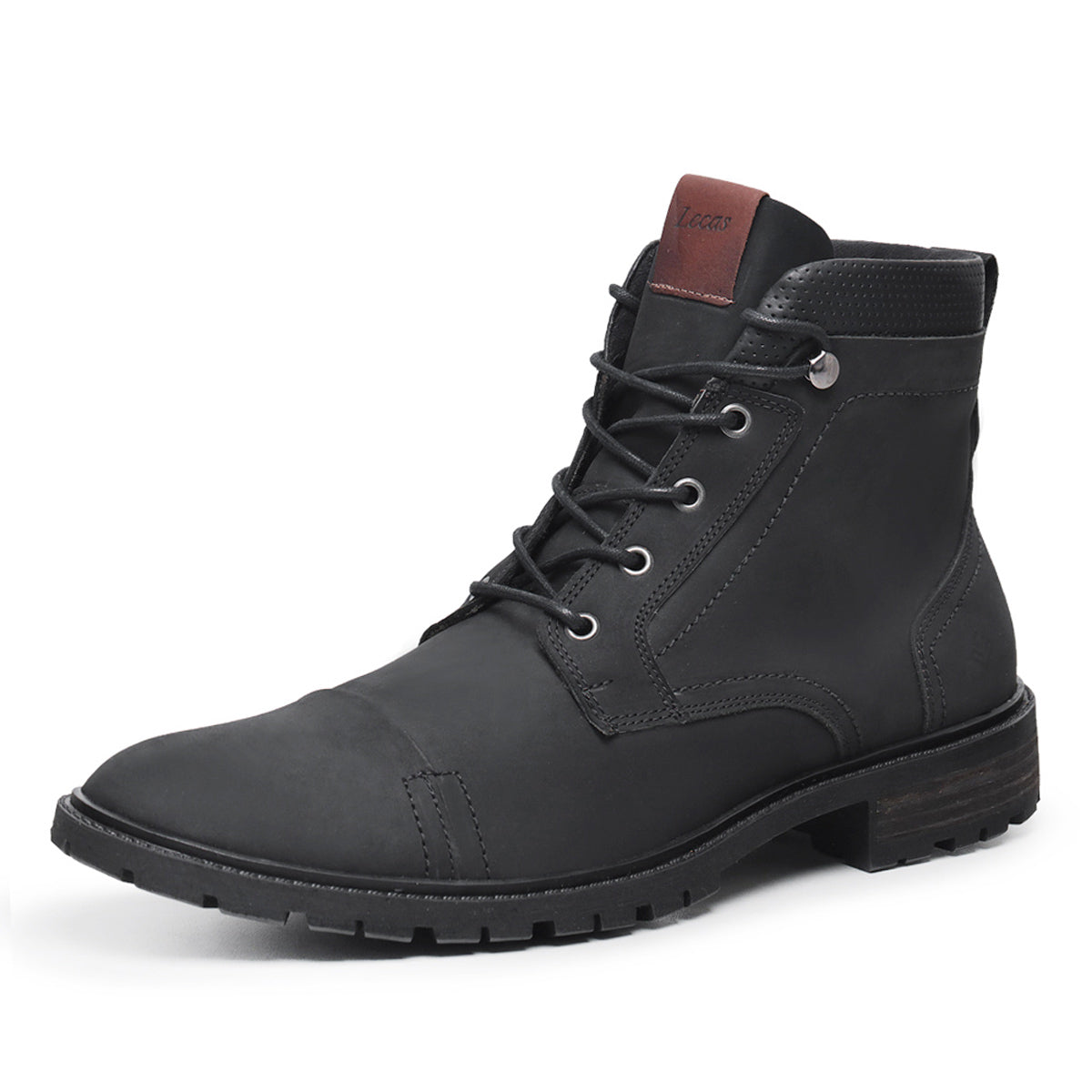 Bota Masculina em Couro Preto