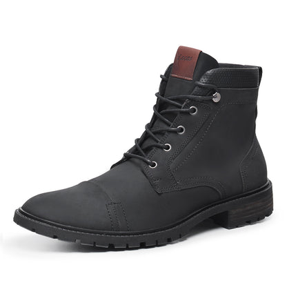 Bota Masculina em Couro Preto