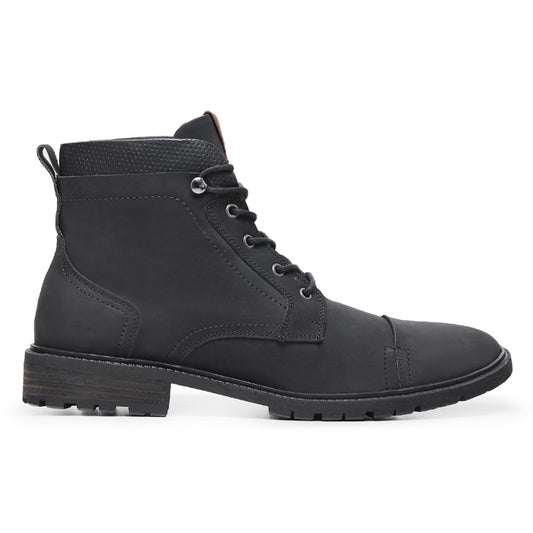 Bota Masculina em Couro Preto