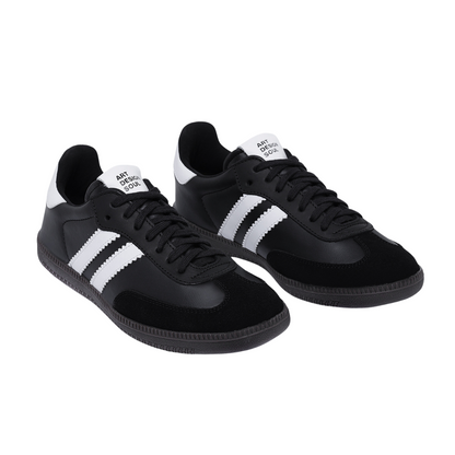 Tênis Feminino em Couro Ginga Preto e Branco