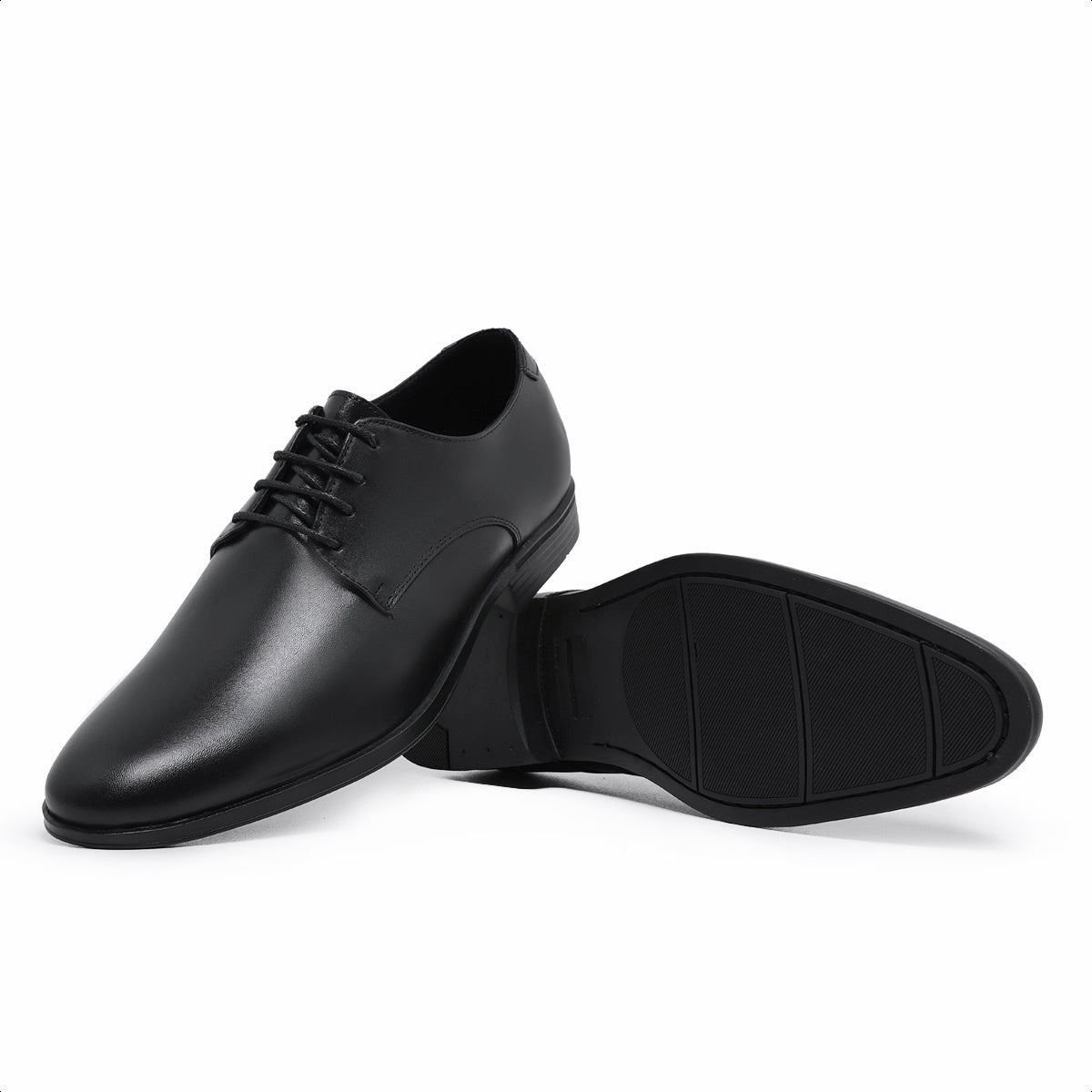 Sapato Social Masculino em Couro Preto de Amarrar