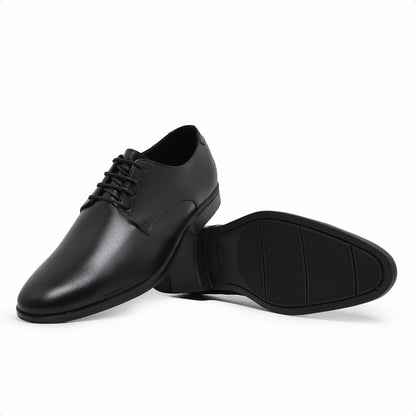 Sapato Social Masculino em Couro Preto de Amarrar